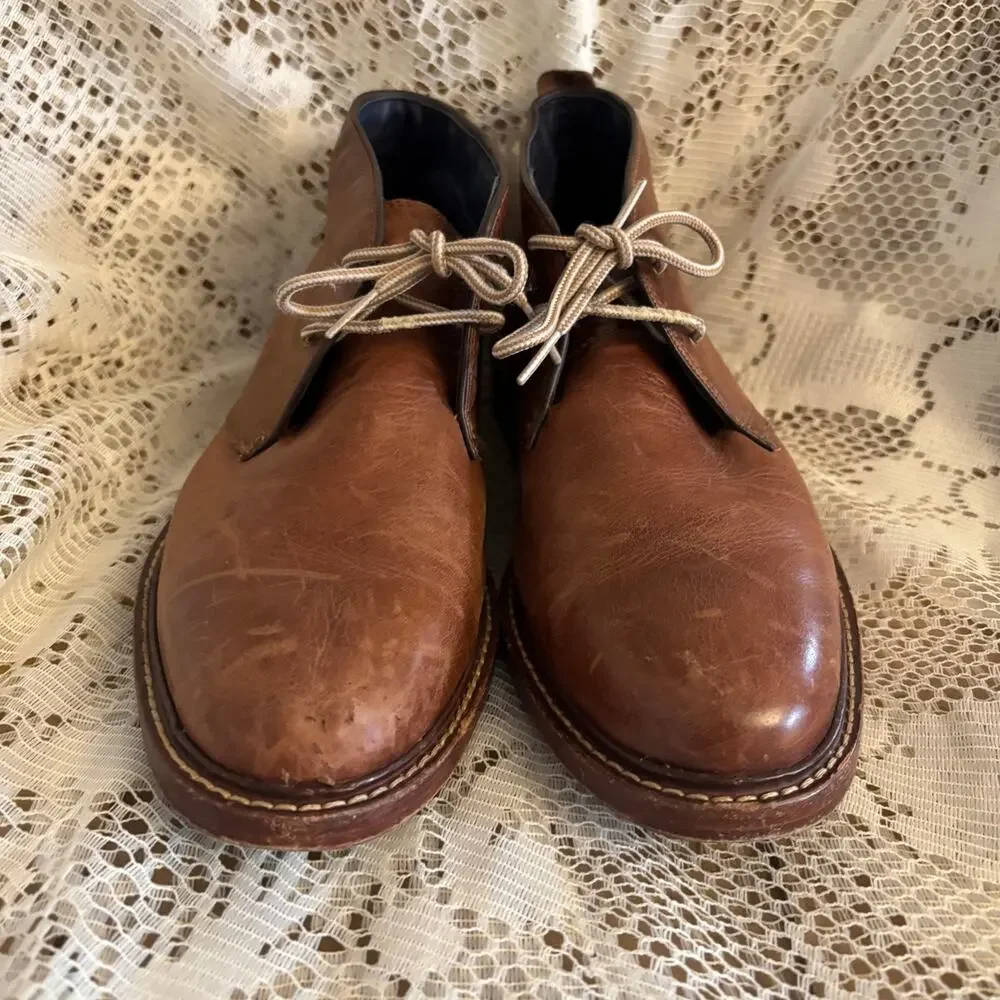 Cole Haan ZeroGrand Men's US 8.5 M Brown Leather Chukka Boots